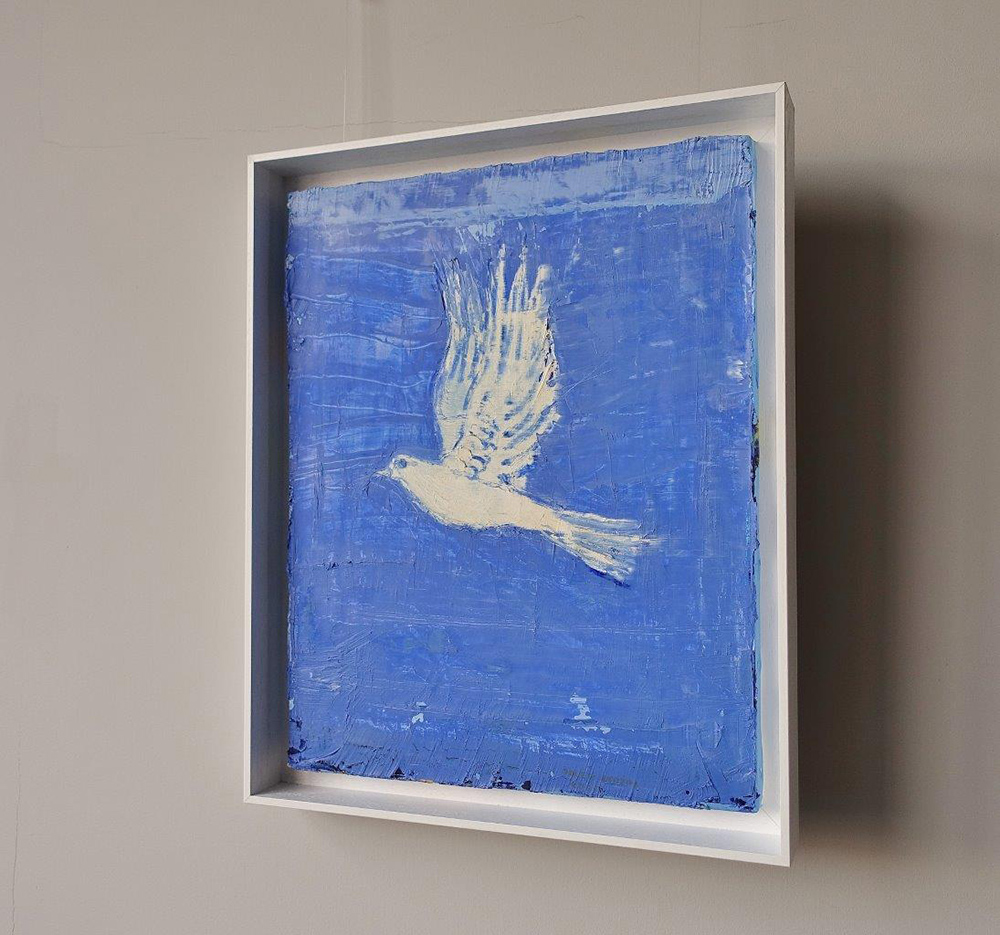 Jacek Łydżba - Pigeon (Oil on Canvas | Size: 46 x 56 cm | Price: 3200 PLN)