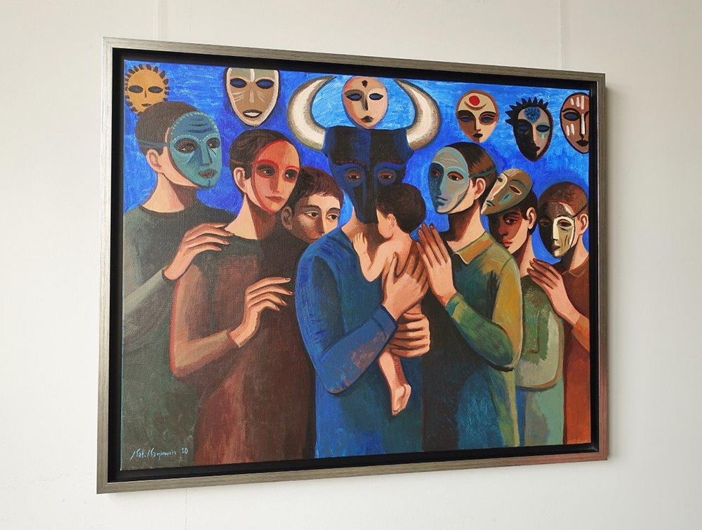 Katarzyna Karpowicz - Father (Oil on Canvas | Size: 108 x 88 cm | Price: 13000 PLN)