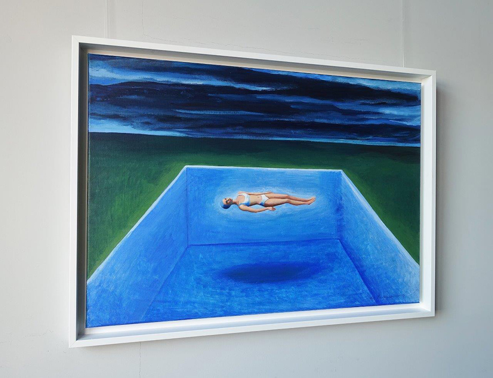Katarzyna Karpowicz - The Sheltering Sky (Oil on Canvas | Size: 108 x 78 cm | Price: 11000 PLN)