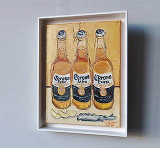 Krzysztof Kokoryn : Corona beer : Oil on Canvas