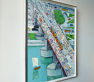 Krzysztof Kokoryn : Poniatowski Bridge : Oil on Canvas