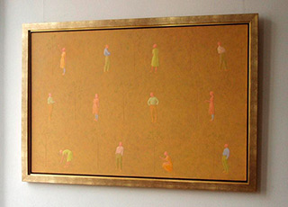 Mikołaj Kasprzyk : Little Trees : Oil on Canvas