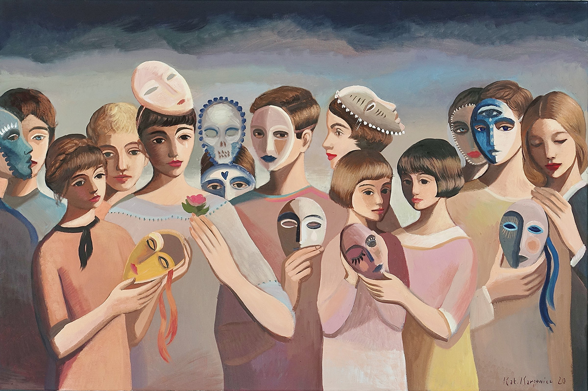 Katarzyna Karpowicz - Kindness (Oil on Canvas | Wymiary: 126 x 86 cm | Cena: 15000 PLN)
