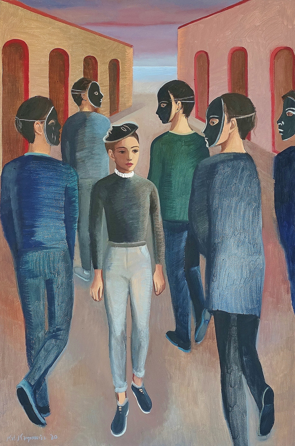 Katarzyna Karpowicz - That Feeling I Feel (Oil on Canvas | Größe: 86 x 126 cm | Preis: 14000 PLN)