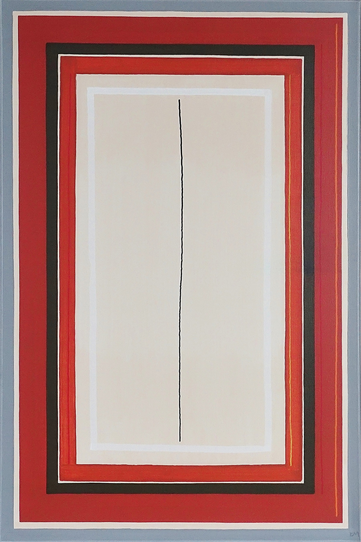 Łukasz Majcherowicz - One (Mixed media on canvas | Wymiary: 86 x 126 cm | Cena: 9500 PLN)