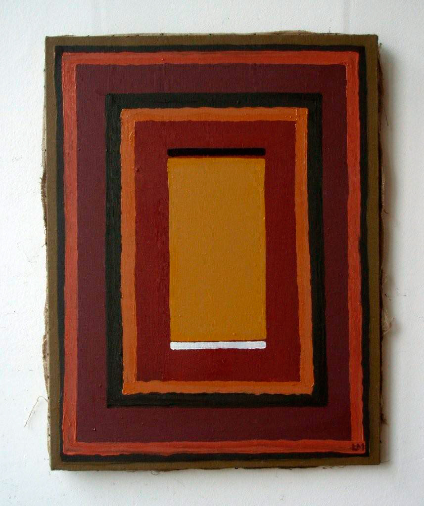 Łukasz Majcherowicz - Brown painting (Oil on Canvas | Wymiary: 46 x 60 cm | Cena: 8000 PLN)
