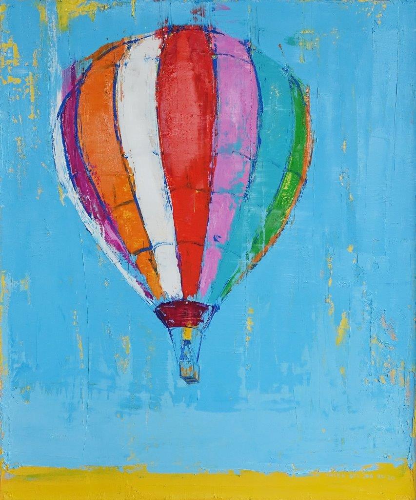 Jacek Łydżba - Balloon (Oil on Canvas | Size: 109 x 129 cm | Price: 8000 PLN)