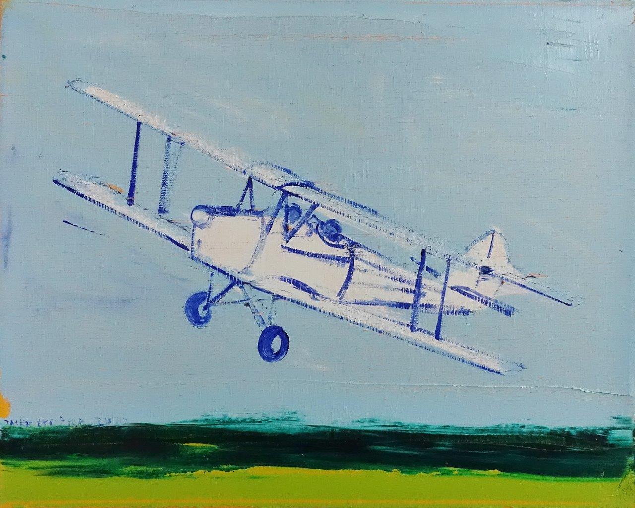 Jacek Łydżba - Flight (Oil on Canvas | Size: 56 x 46 cm | Price: 3600 PLN)