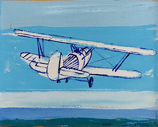 Jacek Łydżba : Takeoff : Oil on Canvas