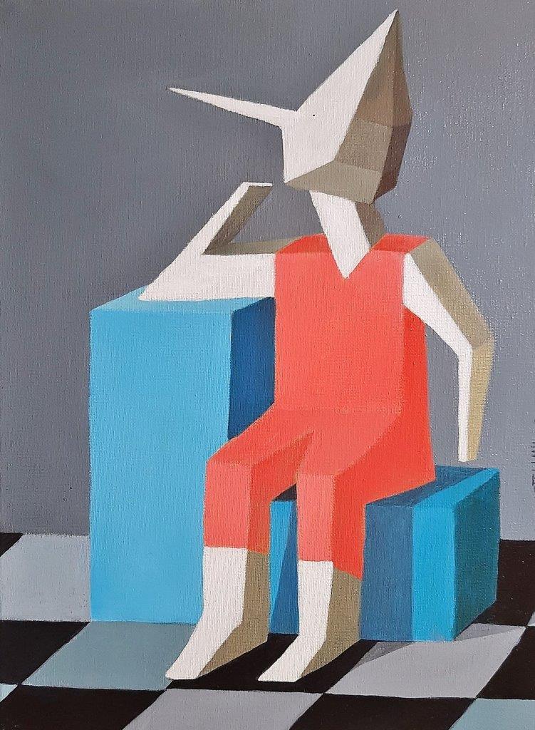 Katarzyna Castellini - Maybe someday.. (Acrylic on canvas | Wymiary: 36 x 46 cm | Cena: 2500 PLN)