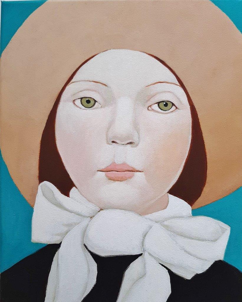 Katarzyna Castellini - Once.. (Acrylic on canvas | Wymiary: 31 x 36 cm | Cena: 2500 PLN)