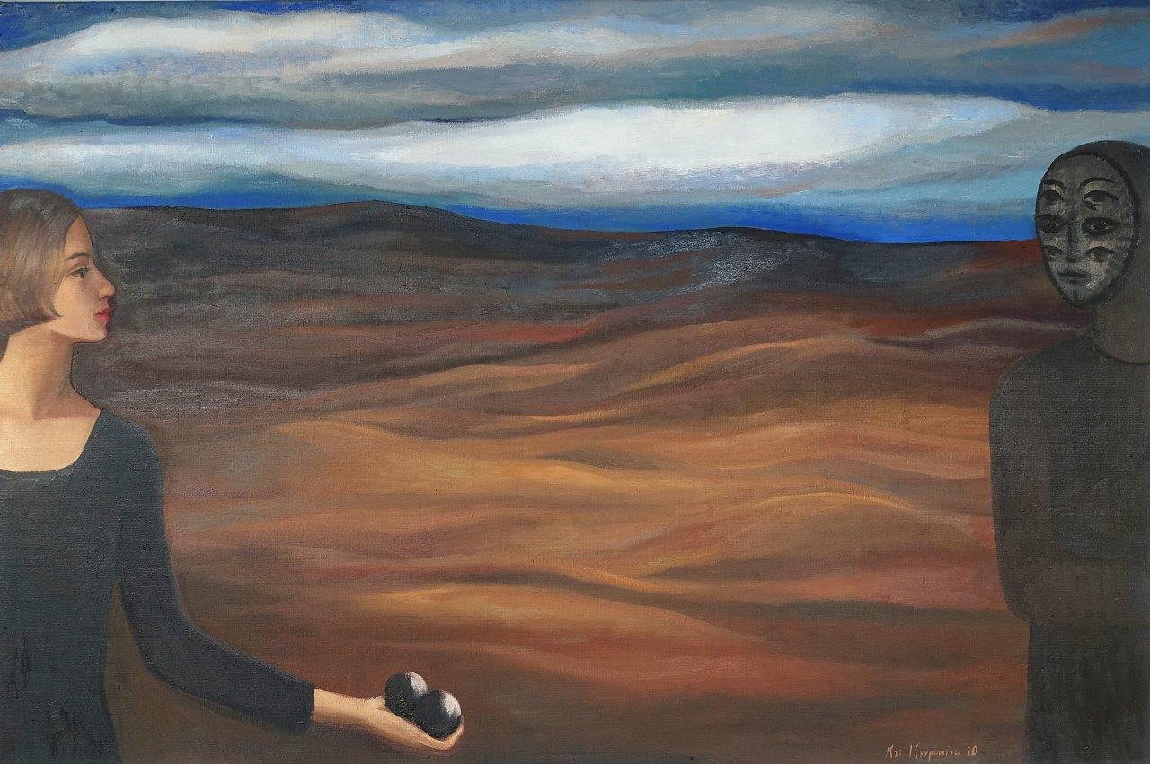 Katarzyna Karpowicz - Presence (Oil on Canvas | Wymiary: 126 x 86 cm | Cena: 14000 PLN)