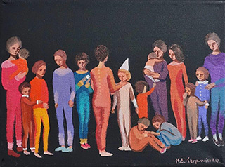 Katarzyna Karpowicz : Birthday : Oil on Canvas