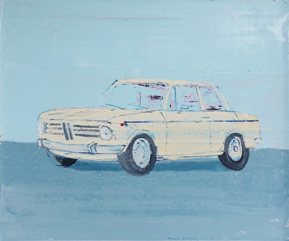 Jacek Łydżba - BMW (Oil on Canvas | Size: 126 x 106 cm | Price: 7500 PLN)