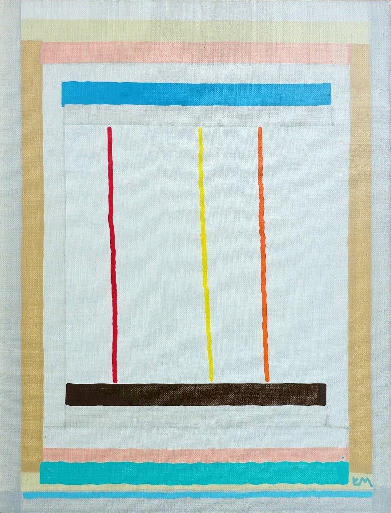 Łukasz Majcherowicz - Three (Acrylic on canvas | Size: 27 x 35 cm | Price: 2000 PLN)