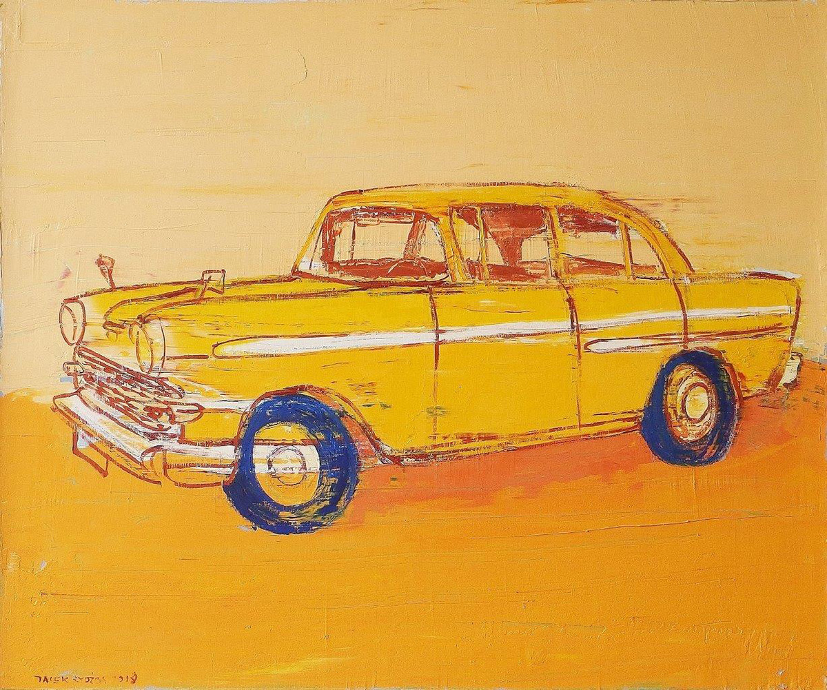 Jacek Łydżba - Chevrolet (Oil on Canvas | Size: 128 x 108 cm | Price: 9000 PLN)