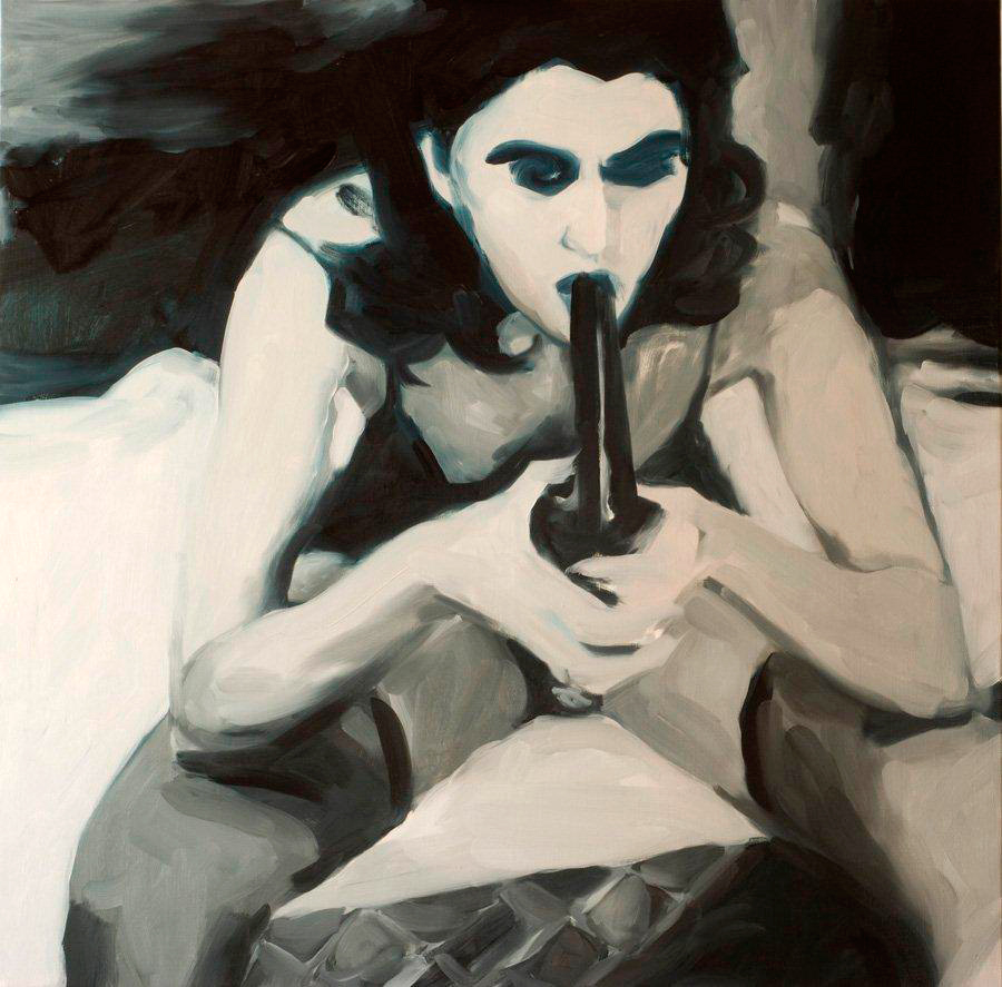 Katarzyna Swinarska - Give me a minute (Oil on Canvas | Größe: 120 x 120 cm | Preis: 6000 PLN)