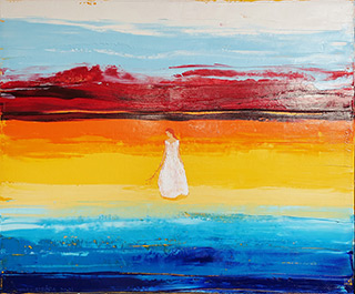 Jacek Łydżba : Sunset ht : Oil on Canvas