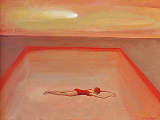 Katarzyna Karpowicz : Comet : Oil on Canvas