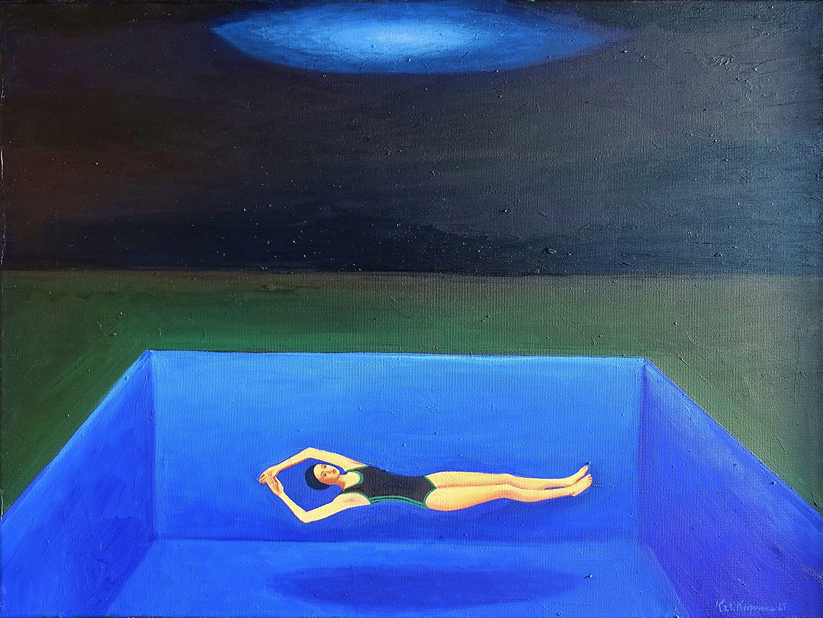 Katarzyna Karpowicz - Silence (Oil on Canvas | Wymiary: 86 x 66 cm | Cena: 15000 PLN)