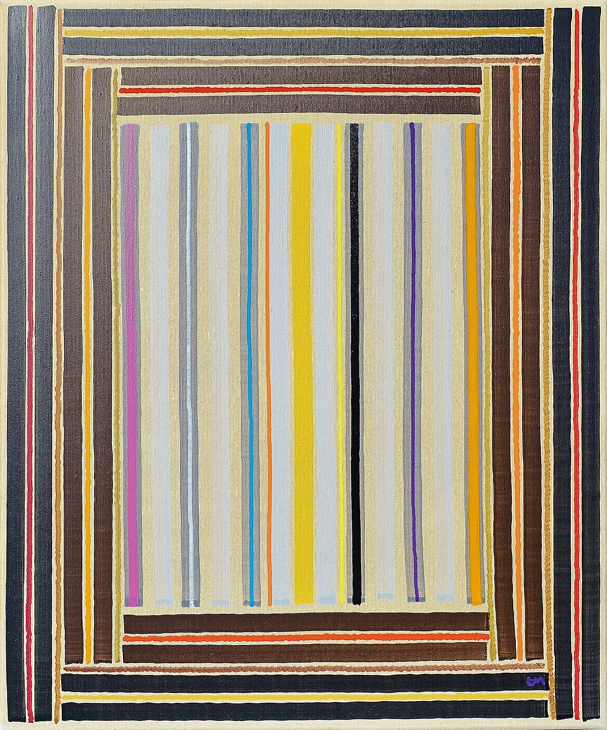 Łukasz Majcherowicz - Lararium (Oil and acrylic on canvas | Wymiary: 58 x 68 cm | Cena: 4500 PLN)