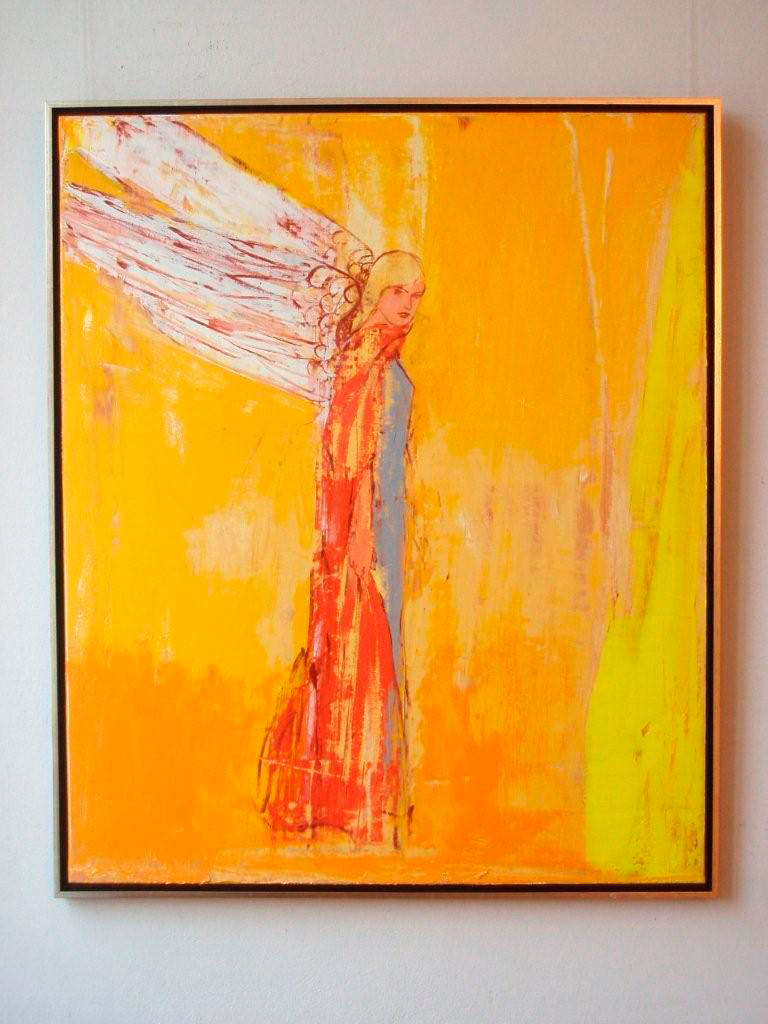 Jacek Łydżba - Angel (Oil on Canvas | Size: 105 x 125 cm | Price: 6000 PLN)