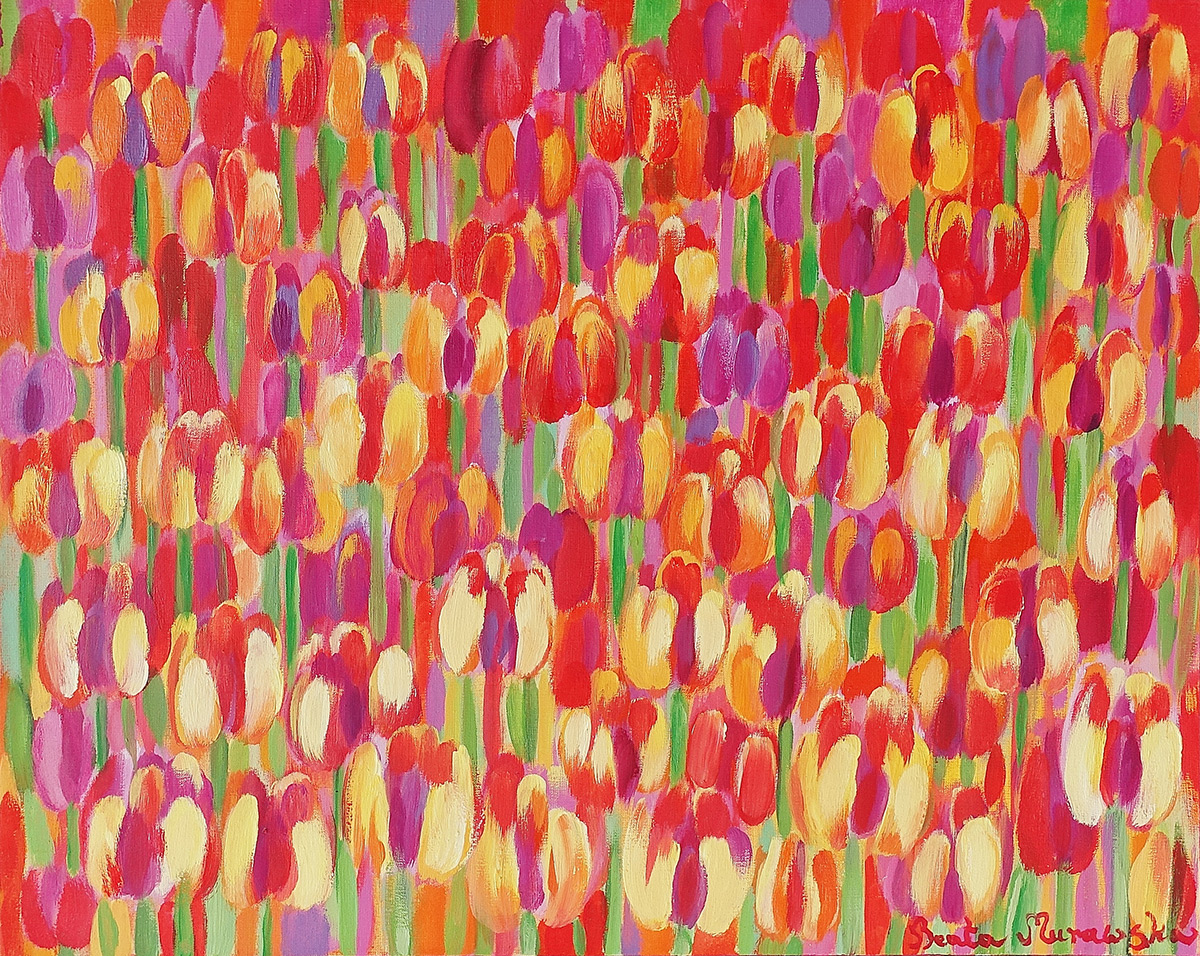 Beata Murawska - April is hot (Oil on Canvas | Größe: 87 x 71 cm | Preis: 4500 PLN)
