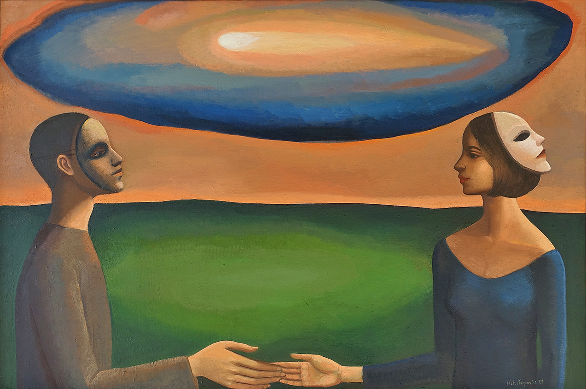 Katarzyna Karpowicz - Trust (Oil on Canvas | Wymiary: 126 x 86 cm | Cena: 22000 PLN)