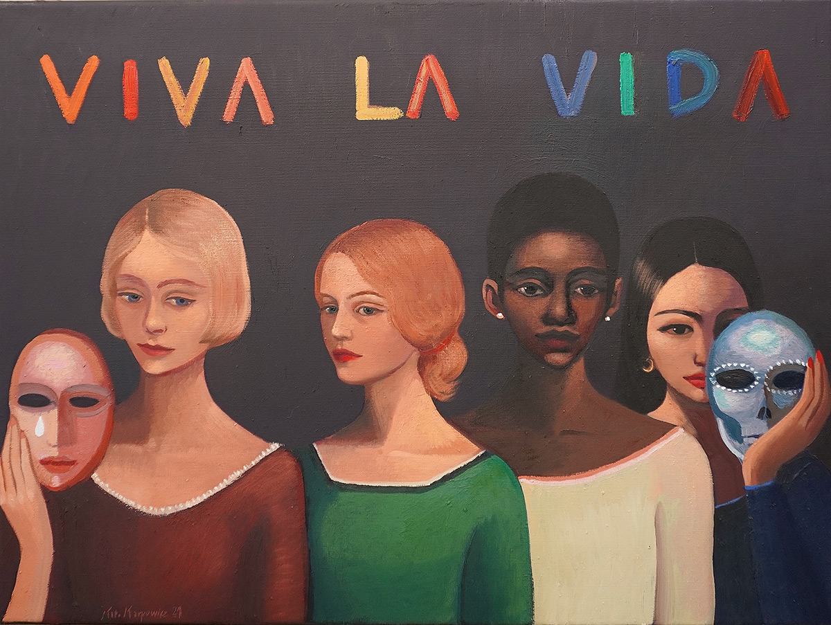 Katarzyna Karpowicz - Viva la Vida (Oil on Canvas | Wymiary: 86 x 66 cm | Cena: 16000 PLN)