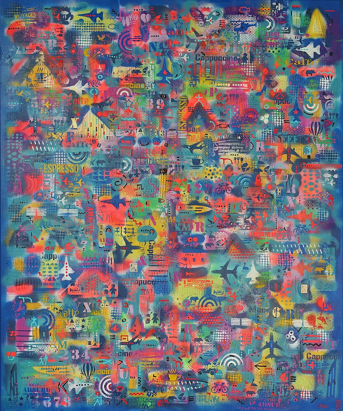 Krzysztof Pająk - Flight no 1269 (Oil on Canvas | Wymiary: 106 x 126 cm | Cena: 8000 PLN)