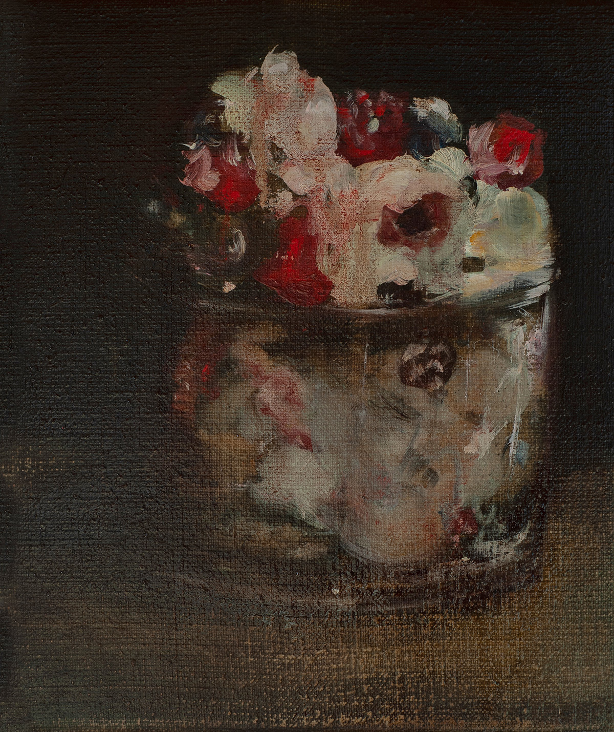 Julia Medyńska - Fruit bowl (Oil on Canvas | Wymiary: 26 x 31 cm | Cena: 4000 PLN)