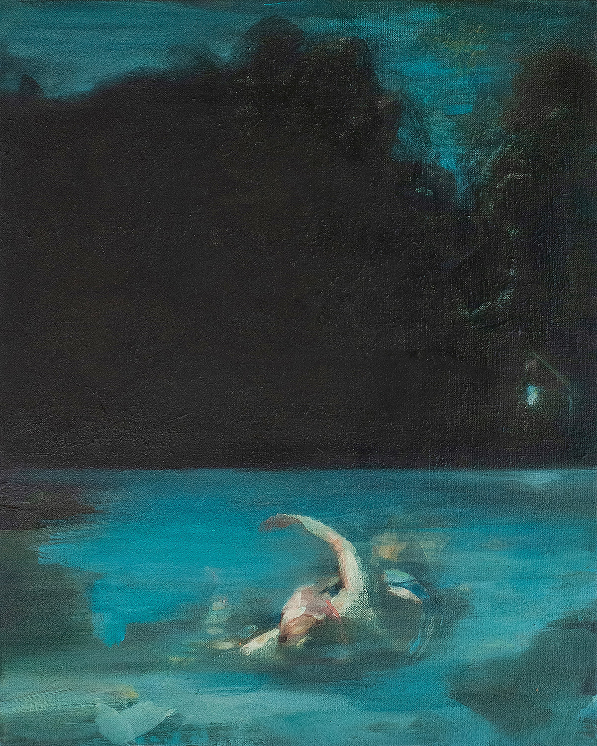 Julia Medyńska - Moonlight (Oil on Canvas | Size: 41 x 51 cm | Price: 6500 PLN)
