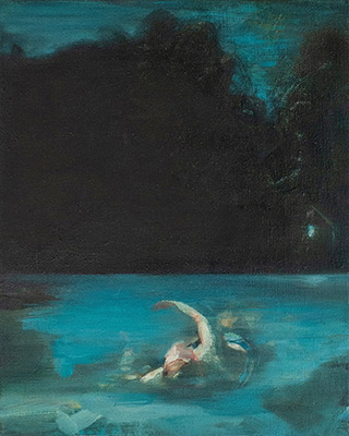 Julia Medyńska : Moonlight : Oil on Canvas