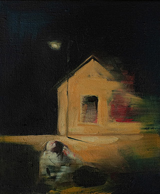 Julia Medyńska : Suburbia No 2 : Oil on Canvas