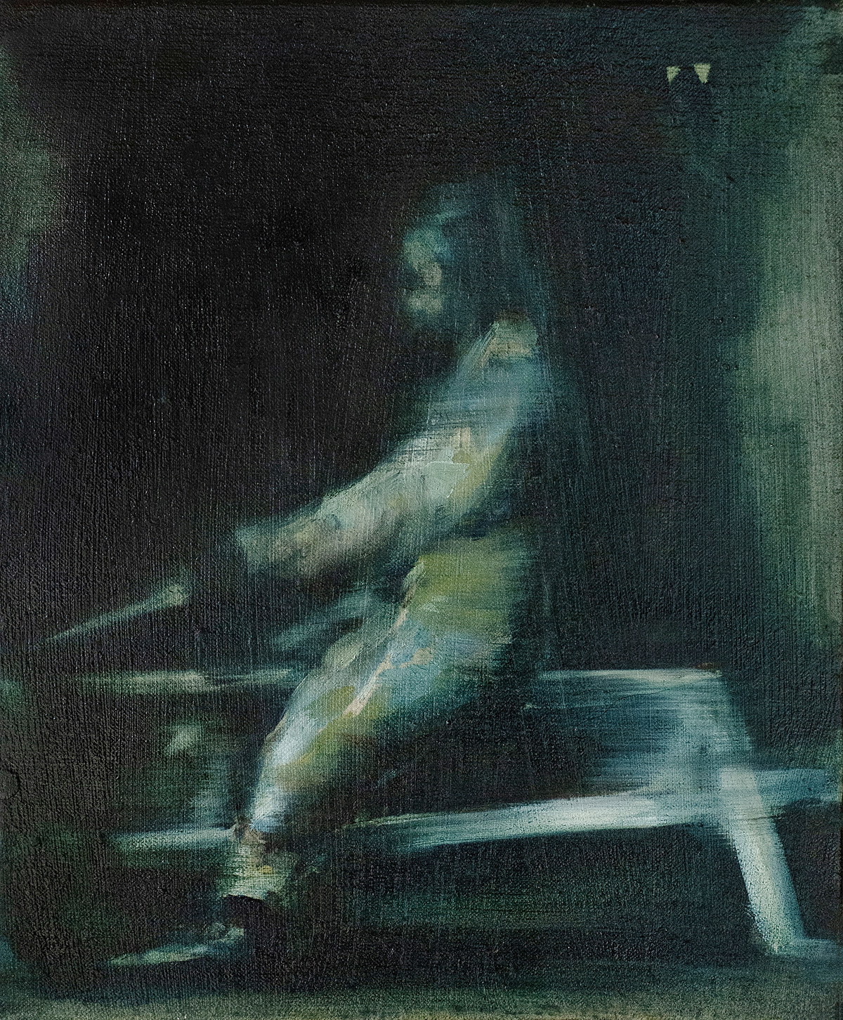 Julia Medyńska - The Actor (Oil on Canvas | Größe: 25.5 x 30.5 cm | Preis: 4000 PLN)