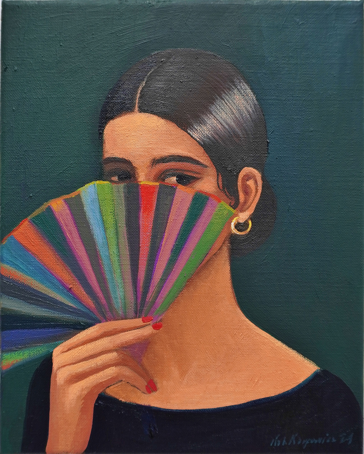 Katarzyna Karpowicz - Look (Oil on Canvas | Größe: 30 x 36 cm | Preis: 6000 PLN)