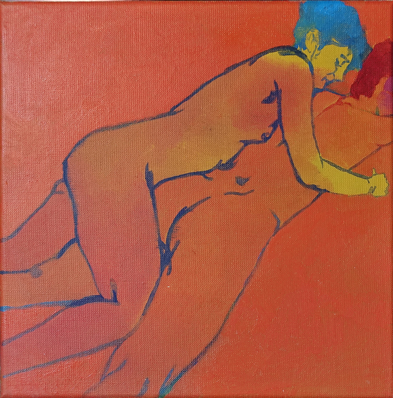 Agnieszka Sandomierz - After (Tempera on canvas | Size: 38 x 38 cm | Price: 3500 PLN)