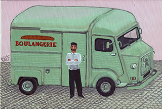 Krzysztof Kokoryn : Kamion : Acrylic on canvas
