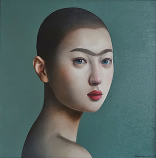 Katarzyna Kubiak : Incomplete beauty : Oil on Canvas