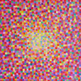 Zofia Matuszczyk-Cygańska : Purple : Oil on Canvas