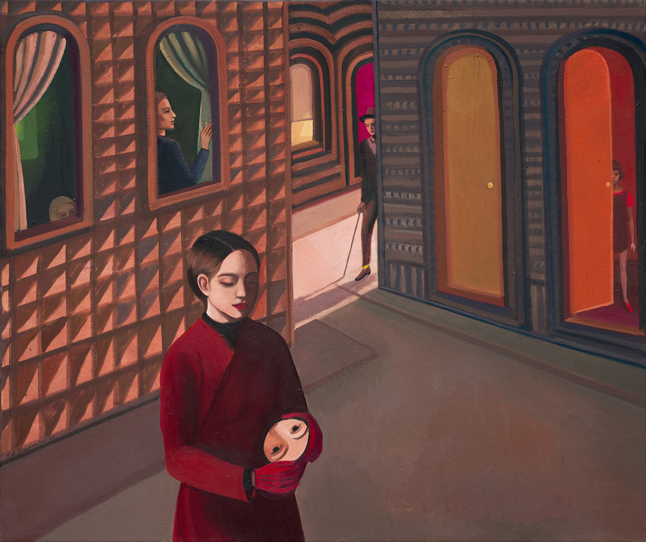 Katarzyna Karpowicz - Seeking (Oil on Canvas | Größe: 120 x 100 cm | Preis: 35000 PLN)