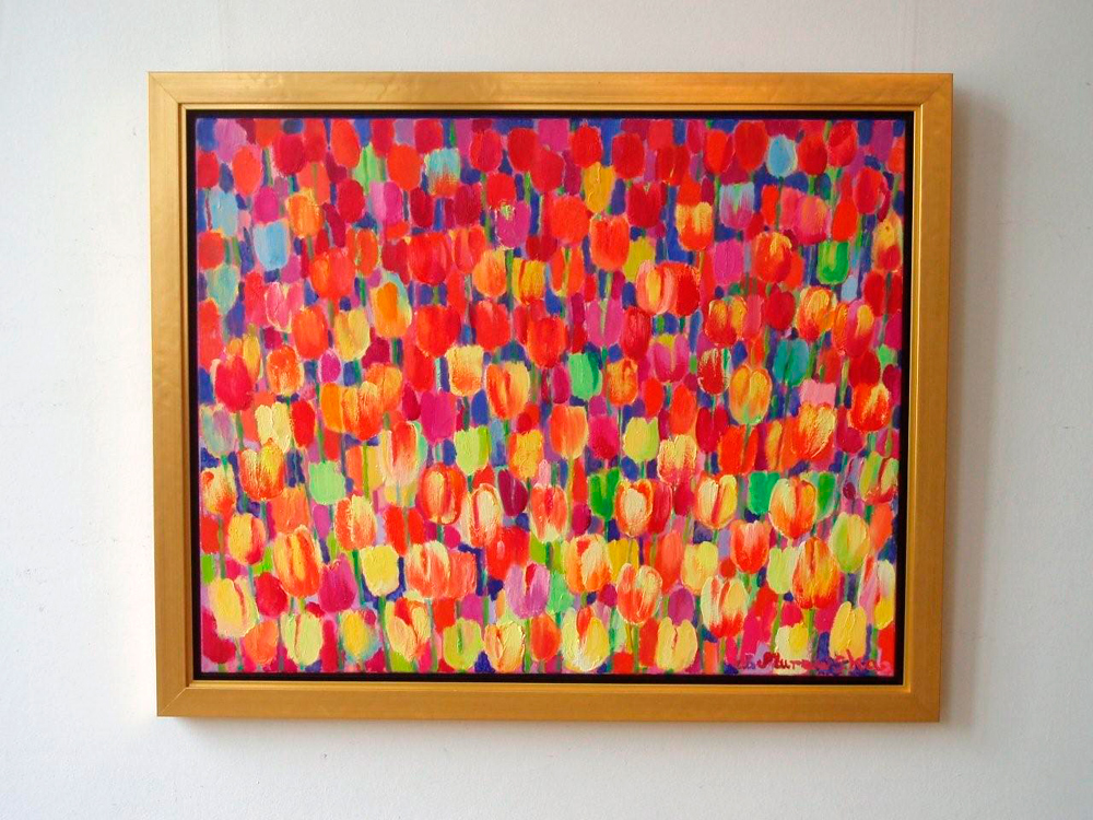 Beata Murawska - Tulips (Oil on Canvas | Wymiary: 114 x 95 cm | Cena: 5000 PLN)