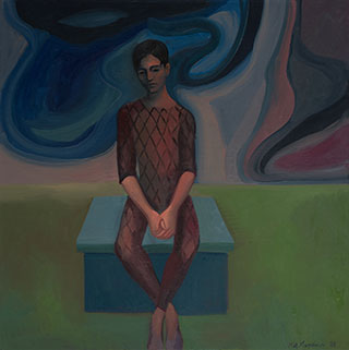 Katarzyna Karpowicz : Waiting Room : Oil on Canvas