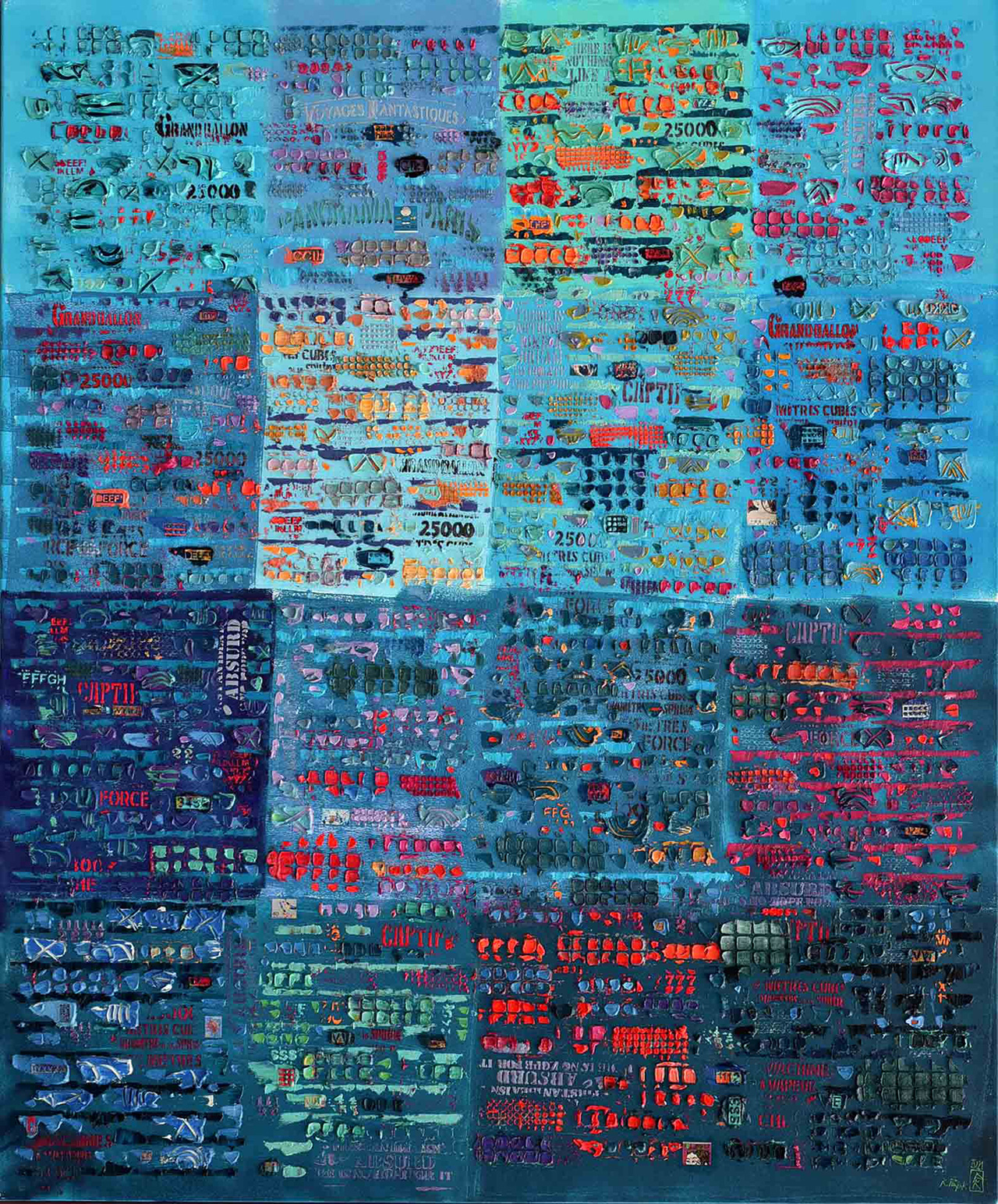 Krzysztof Pająk - Blue breeze (Oil on Canvas | Size: 108 x 128 cm | Price: 8500 PLN)
