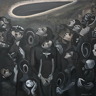 Katarzyna Karpowicz : Black : Oil on Canvas