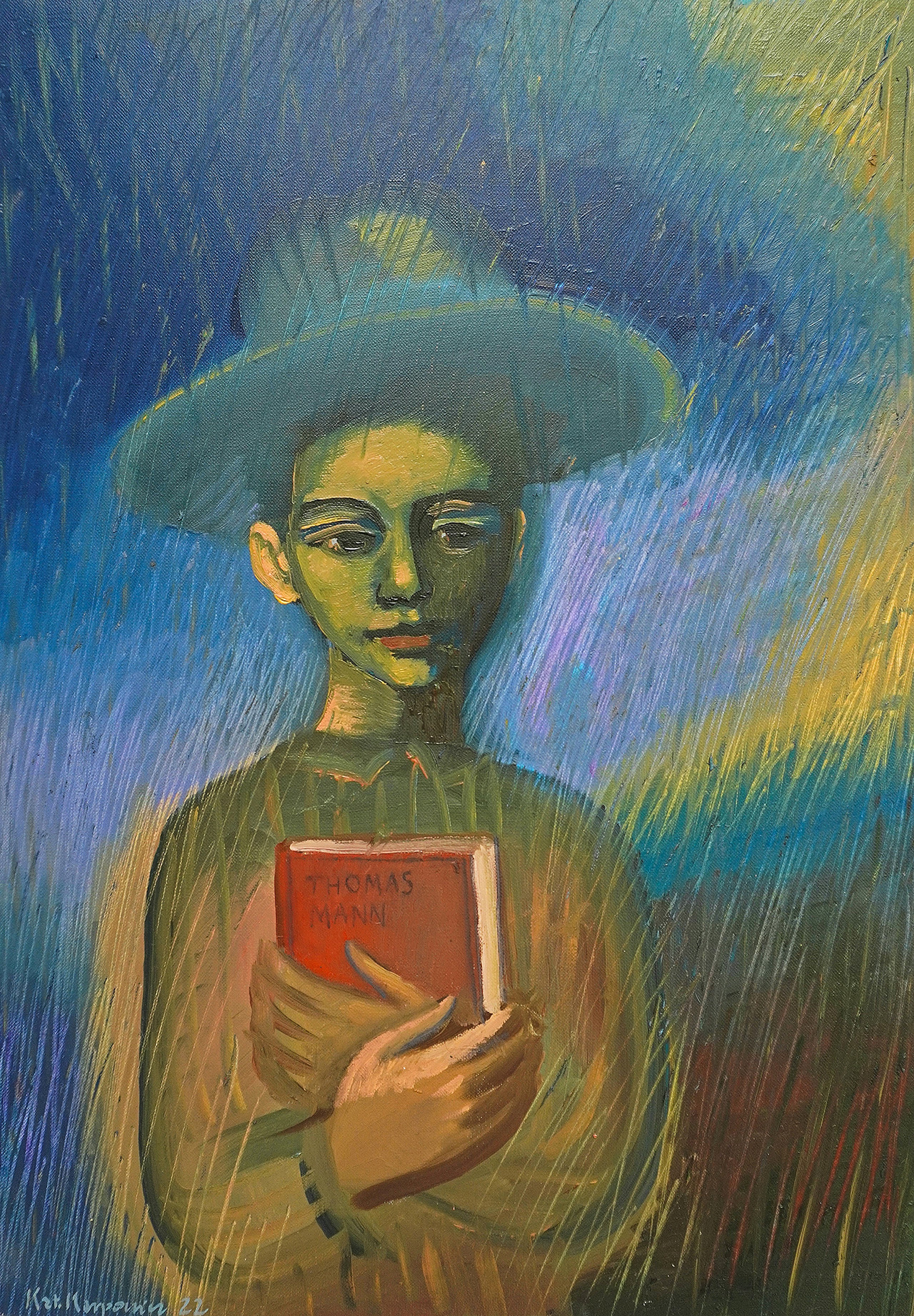 Katarzyna Karpowicz - Deszcz (Oil on canvas | Wymiary: 34 x 48 cm | Cena: 14000 PLN)