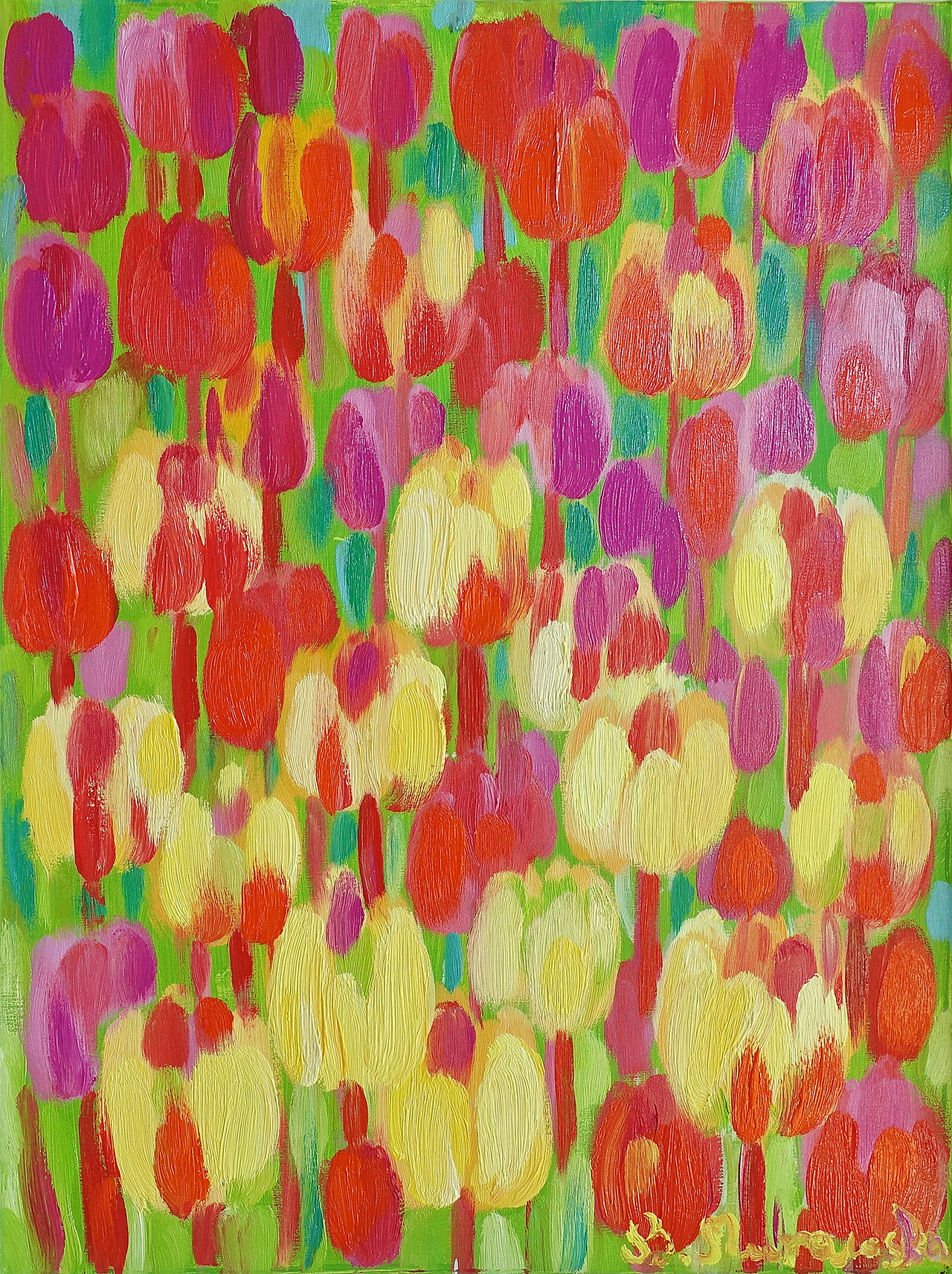 Beata Murawska - It's summer already (Oil on Canvas | Größe: 66 x 86 cm | Preis: 6500 PLN)