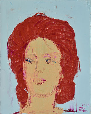 Jacek Łydżba : Portrait of a lady : Oil on Canvas