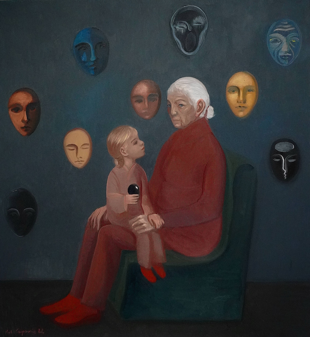 Katarzyna Karpowicz - Kukunia (Oil on Canvas | Wymiary: 120 x 130 cm | Cena: 40000 PLN)