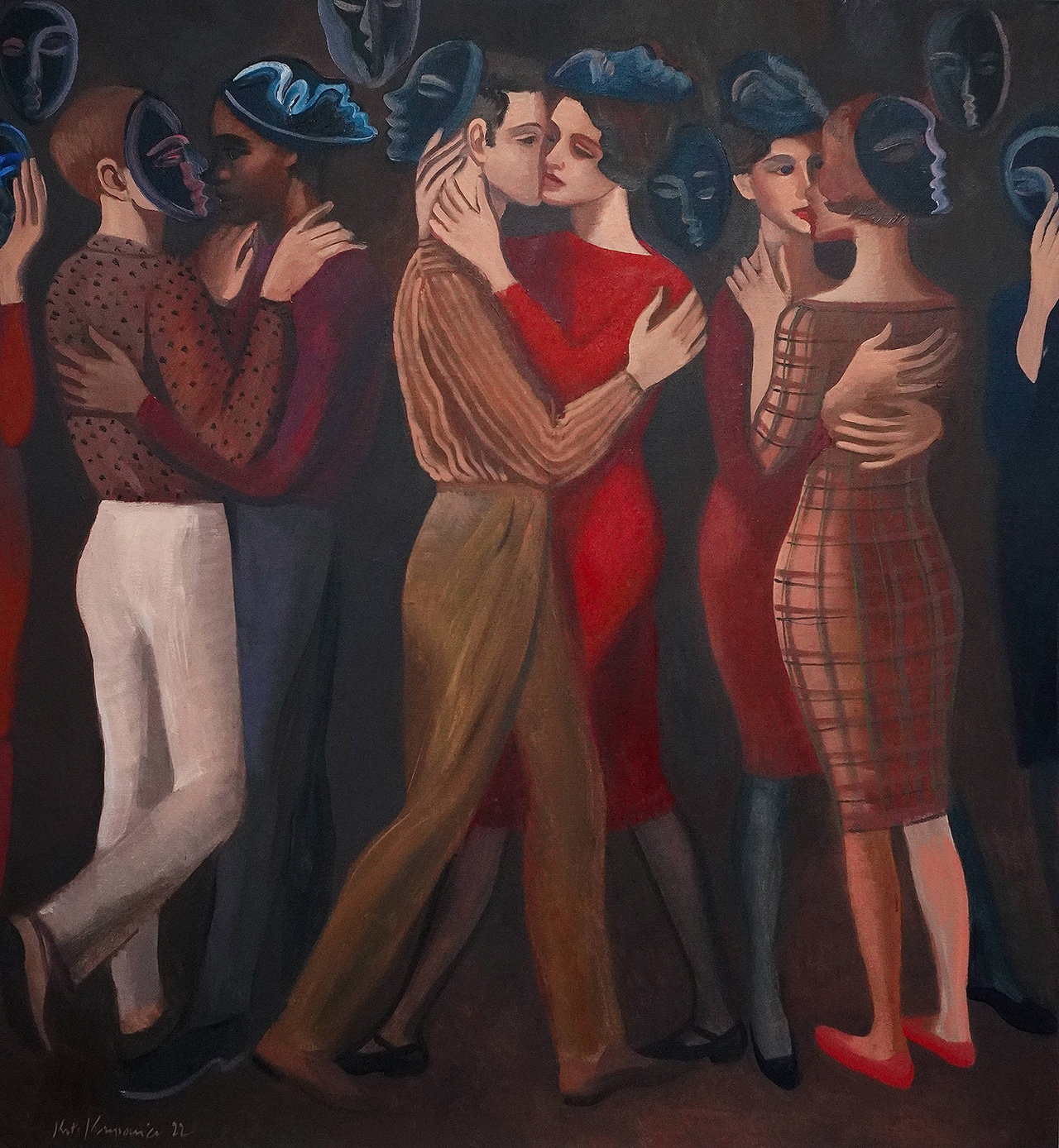 Katarzyna Karpowicz - Love is love (Oil on Canvas | Größe: 120 x 130 cm | Preis: 40000 PLN)